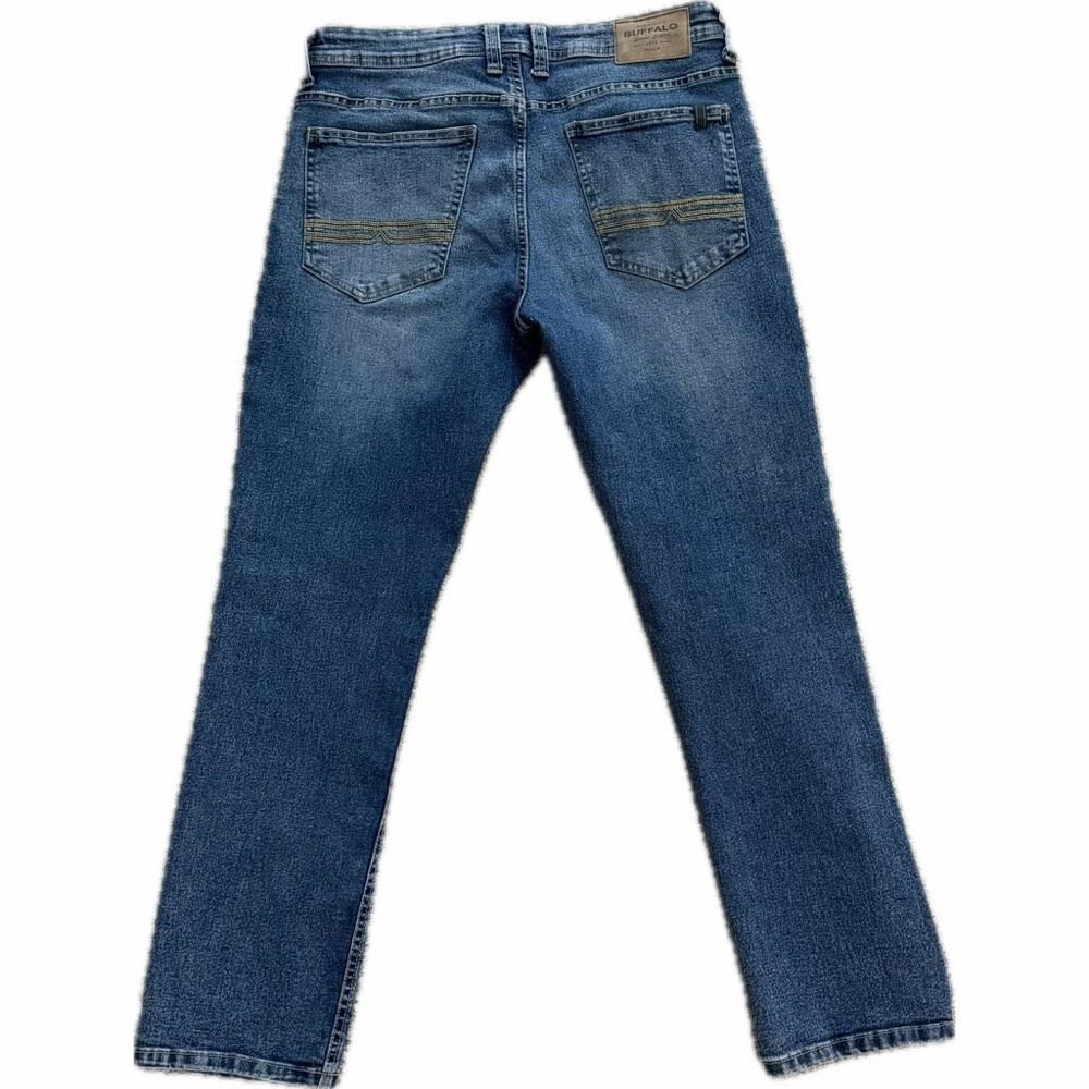 Buffalo David Bitton Evan-X Slim Straight Stretch Mens Jeans 32x30 - Picture 2 of 10